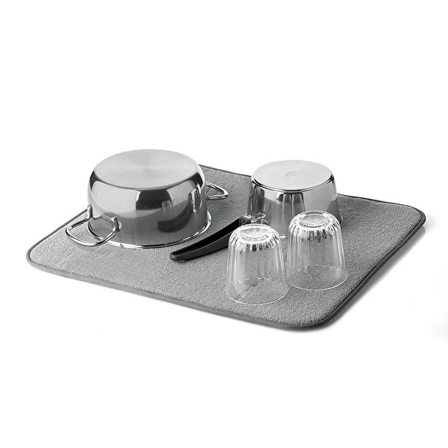 Guzzini, Guzzini - Eco-Kitchen - Universal Abtropfmatte Dry & Fold (Dunkelgrau)