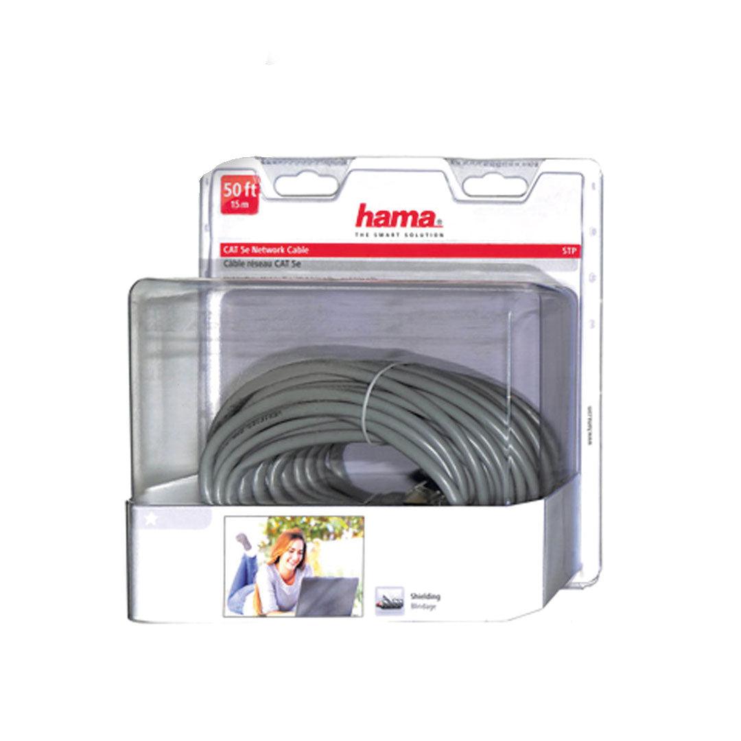 Hama, Hama - CAT 5e Netzwerkkabel Grau 50ft