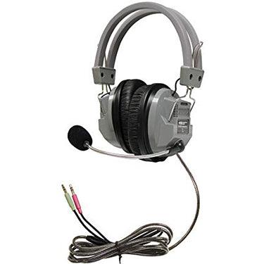 Hamiltonbuhl, HamiltonBuhl - Headset Over Ear Deluxe mit Mikrofon TRRS Stecker 2 Jack