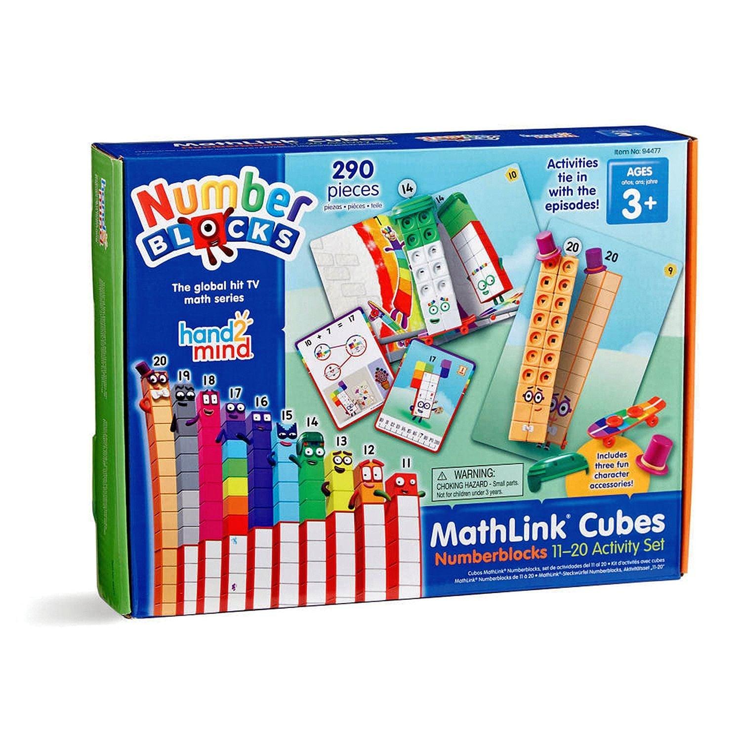 Hand 2 Mind, Hand 2 Mind - FF - Numberblocks Mathlink Cubes 11 - 20 Mathe-Aktivitäten-Set