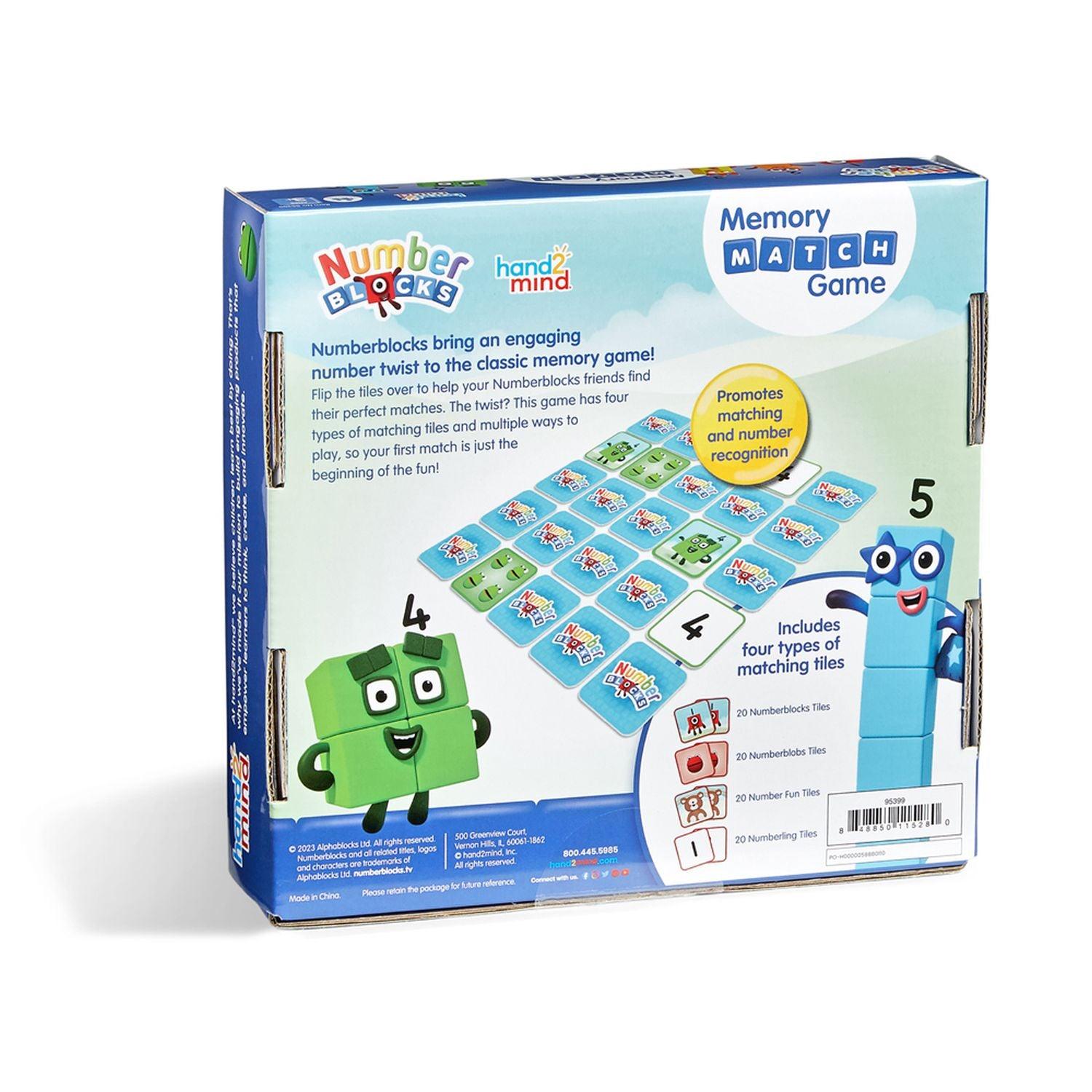 Hand 2 Geist, Hand 2 Mind - Numberblocks Memory Match Game