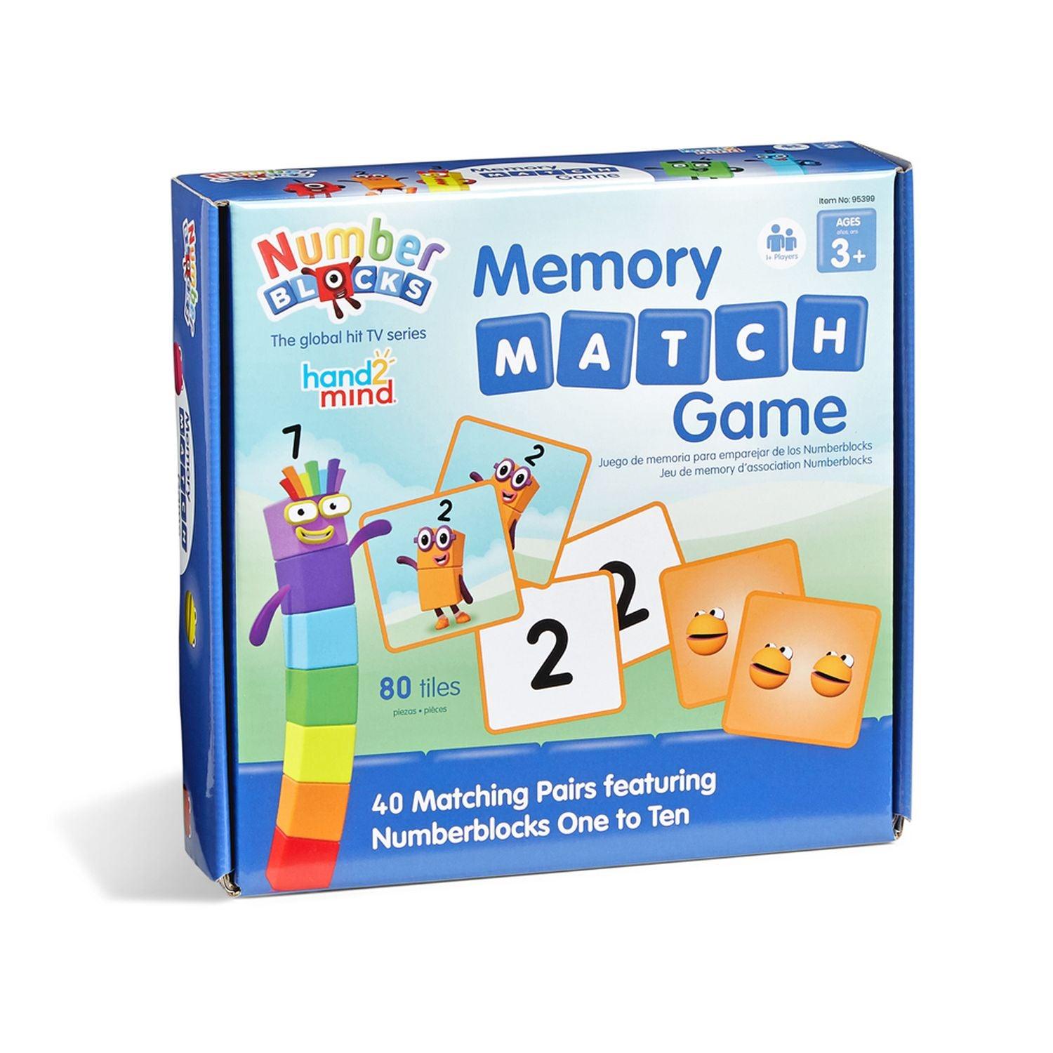 Hand 2 Geist, Hand 2 Mind - Numberblocks Memory Match Game