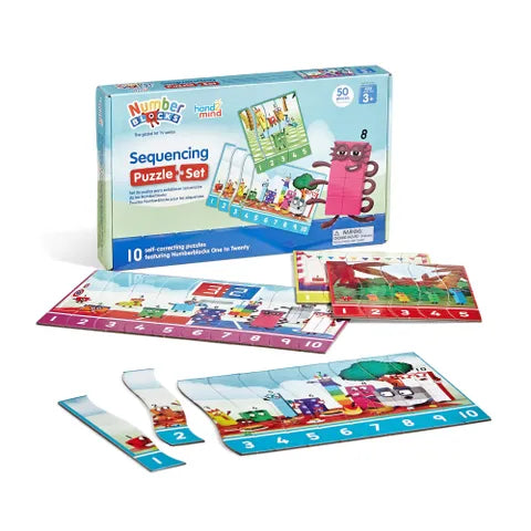 Hand 2 Geist, Hand 2 Mind - Numberblocks Sequencing Puzzle Set