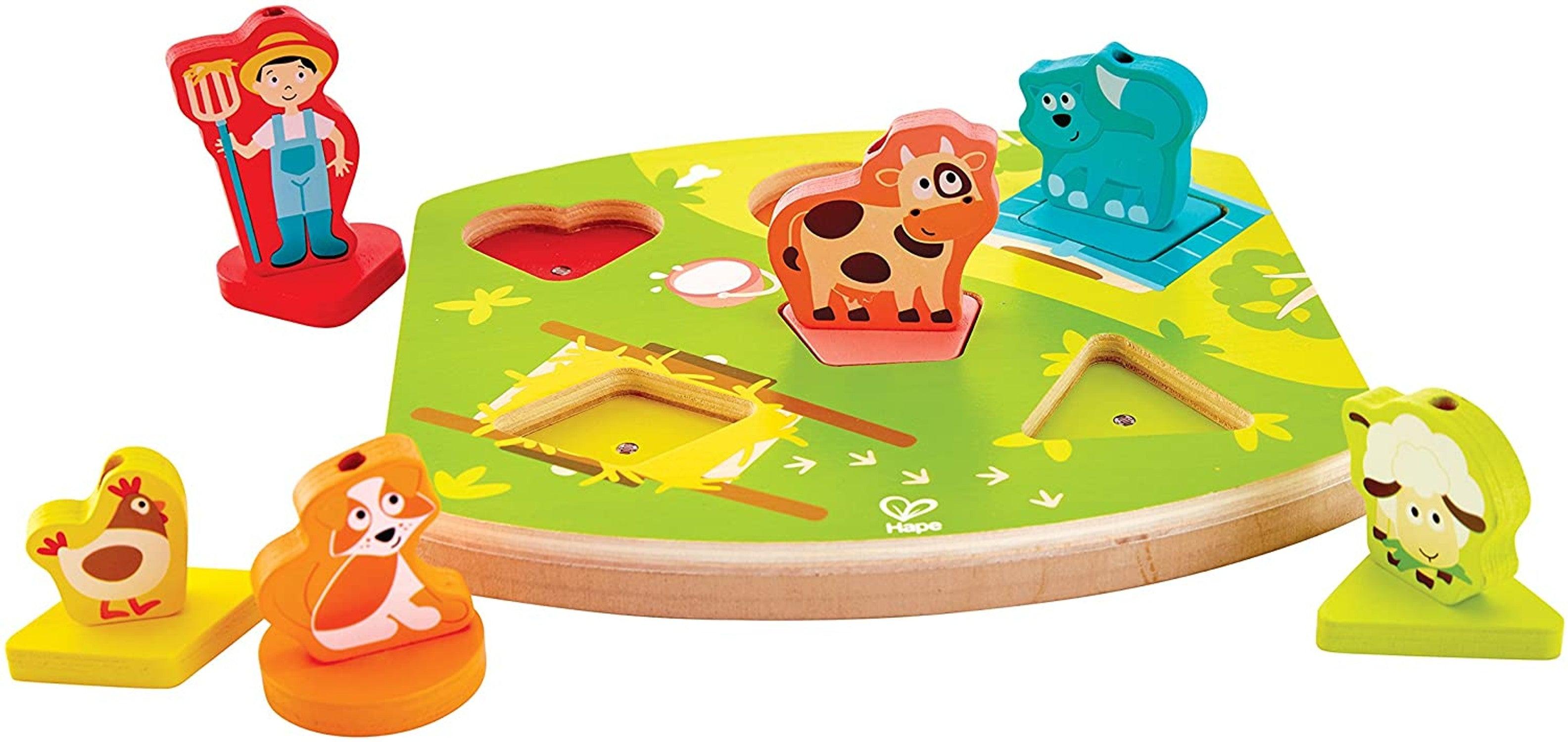 Hape, Hape - Bauernhof-Sound-Puzzle