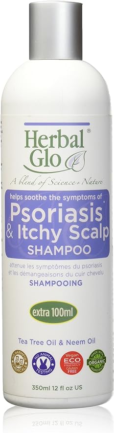 Herbal Glo, Herbal Glo - ProScalp Shampoo 350ml - Schuppenflechte & juckende Kopfhaut Shampoo