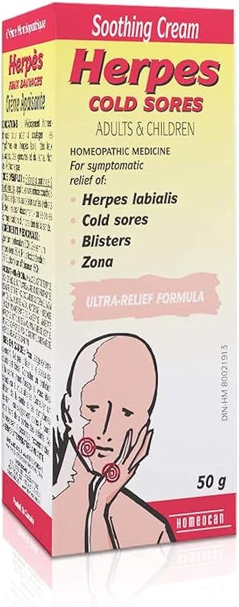 Homeocan, Homeocan - Cremelinie für Erwachsene - Herpes Linderung - 50 g