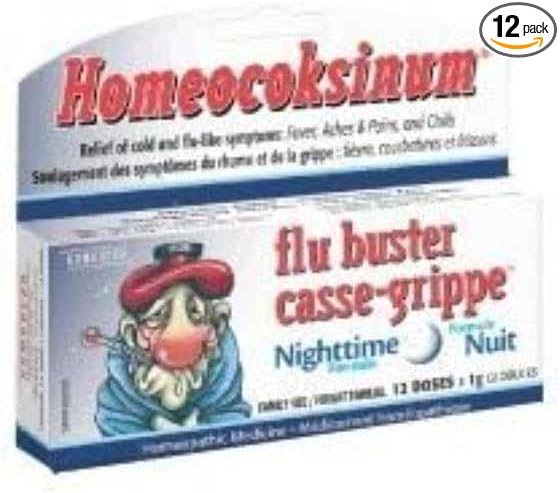 Homeocan, Homeocan - Grippe Buster , Homeocoksinum Nacht, 12 Dosen