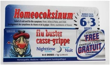 Homeocan, Homeocan - Grippe Buster , Homeocoksinum Nacht, 6 + 3 Dosen