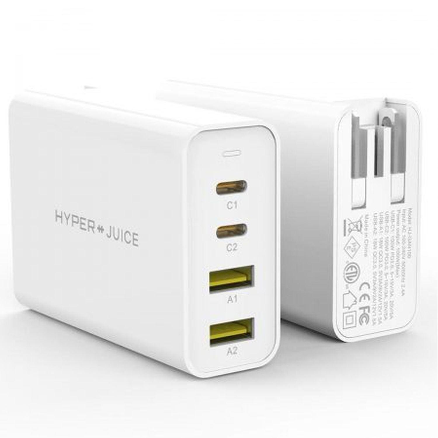 Hyper, Hyper - HYPERJUICE GaN 100W USB-C Ladegerät (HJ - GAN100)