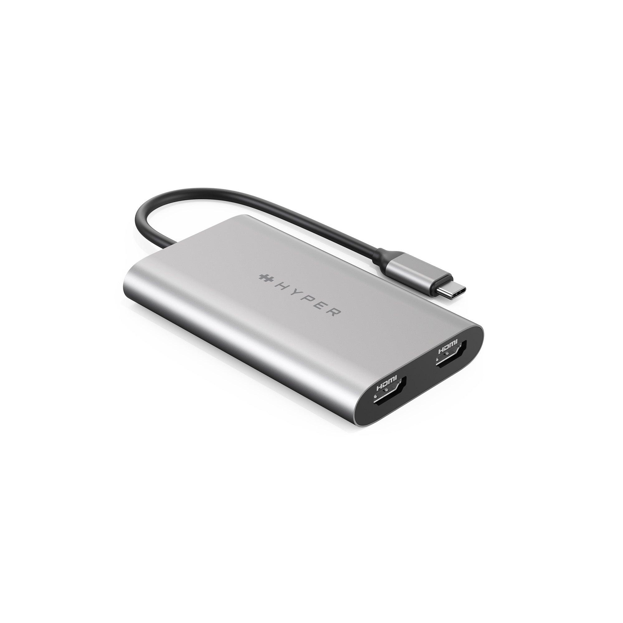 Hyper, Hyper - HyperDrive Dual 4K HDMI Adapter für M1 MacBook (HDM1)