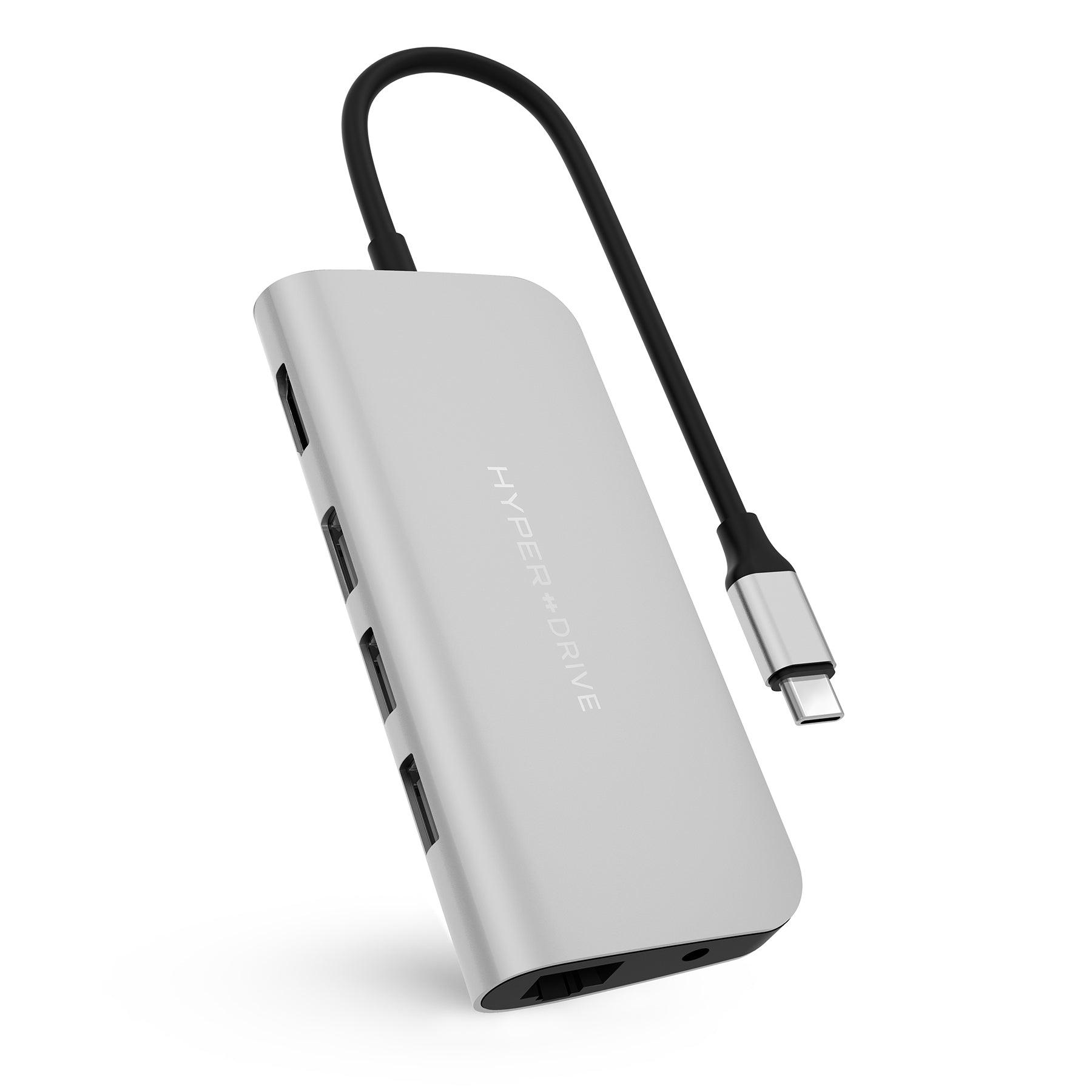 Hyper, Hyper - HyperDrive POWER 9-in-1-USB-C-Hub (HD30F - SILBER)