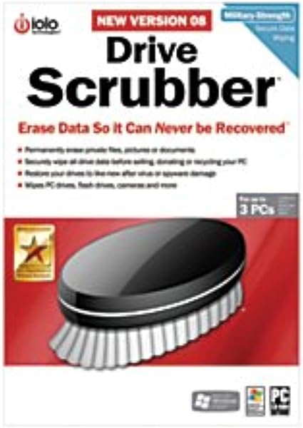 Iolo, Iolo - Drive Scrubber Militärische Datenentfernung 3-Benutzer (813279002473)