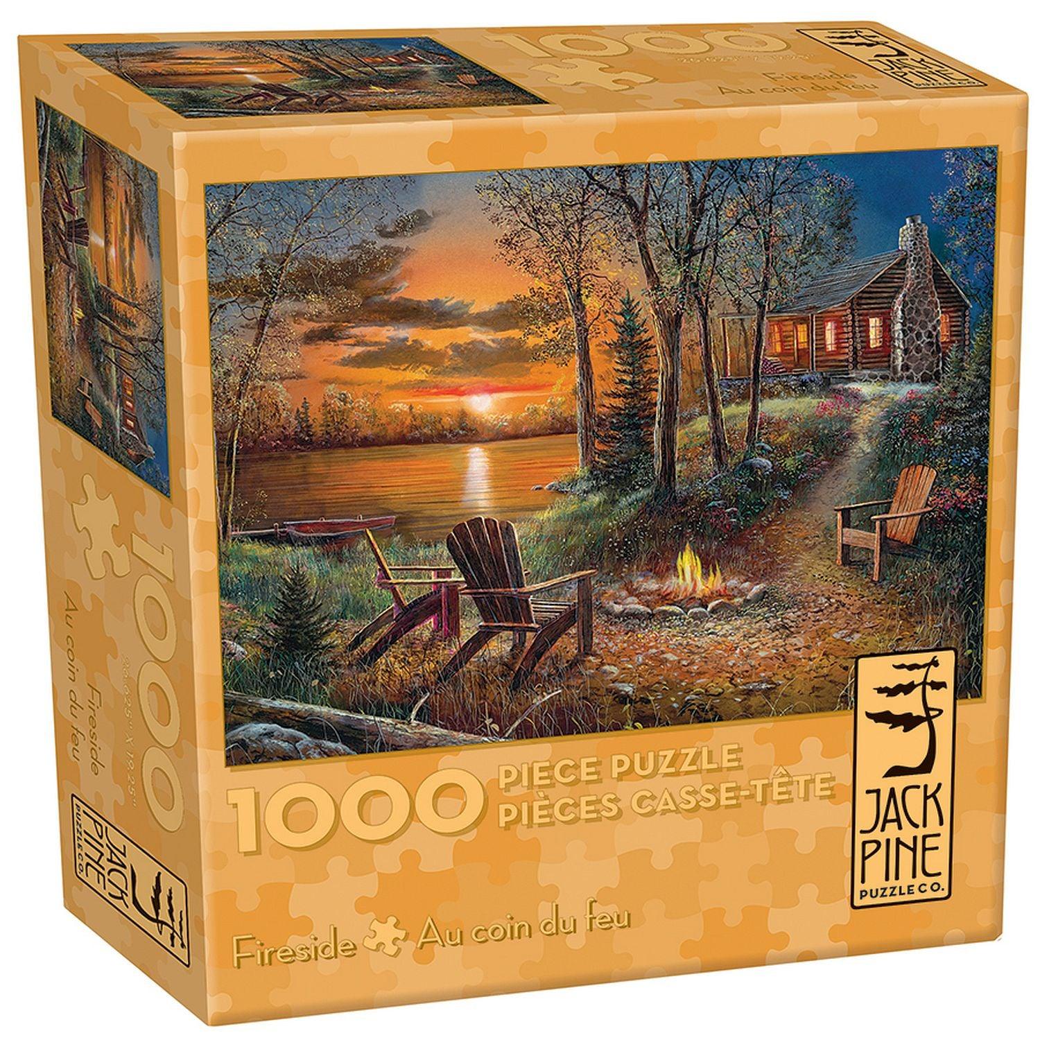 Latschenkiefer, Jack Pine - Fireside (1000-teiliges Puzzle)