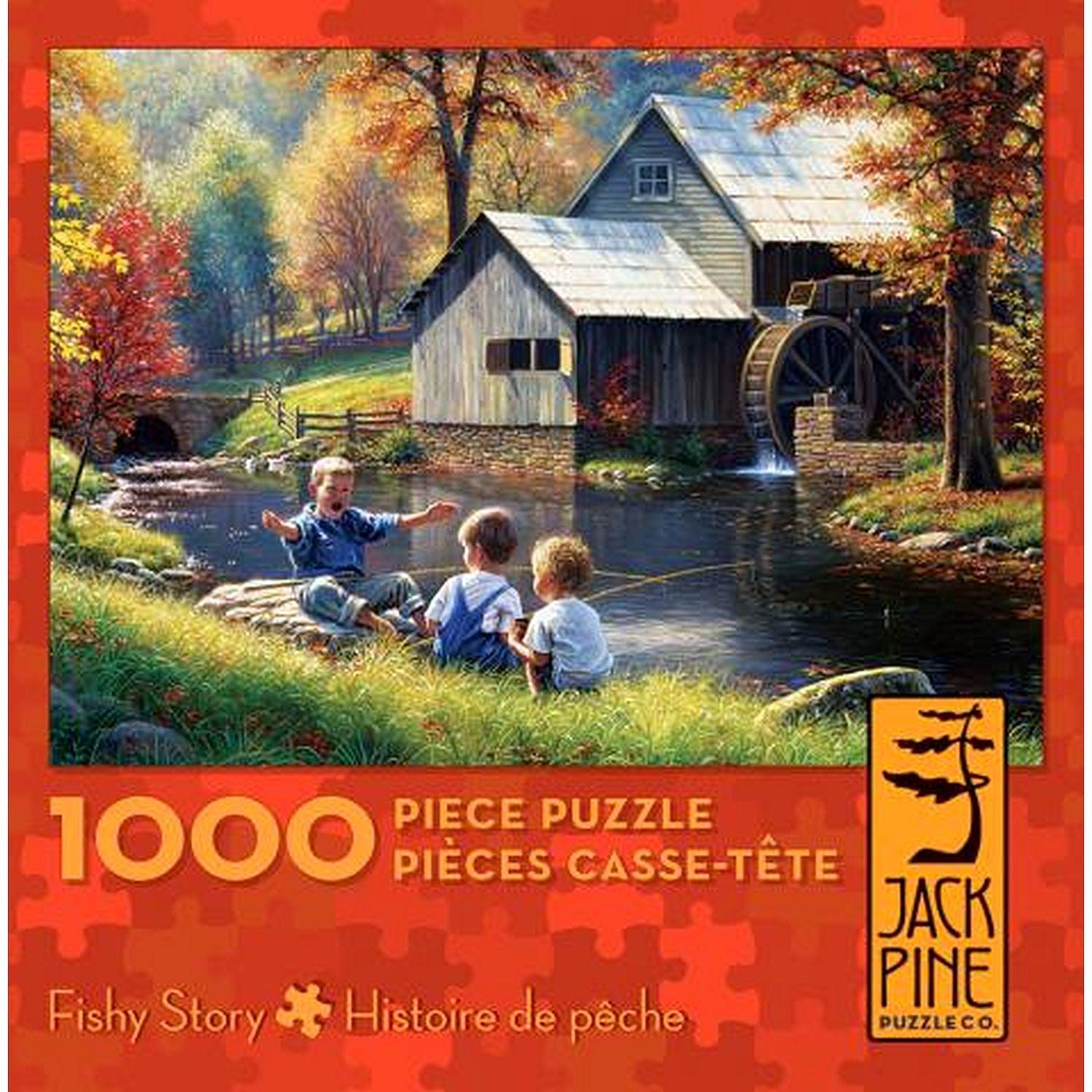 Latschenkiefer, Jack Pine - Fischige Geschichte (1000-teiliges Puzzle)