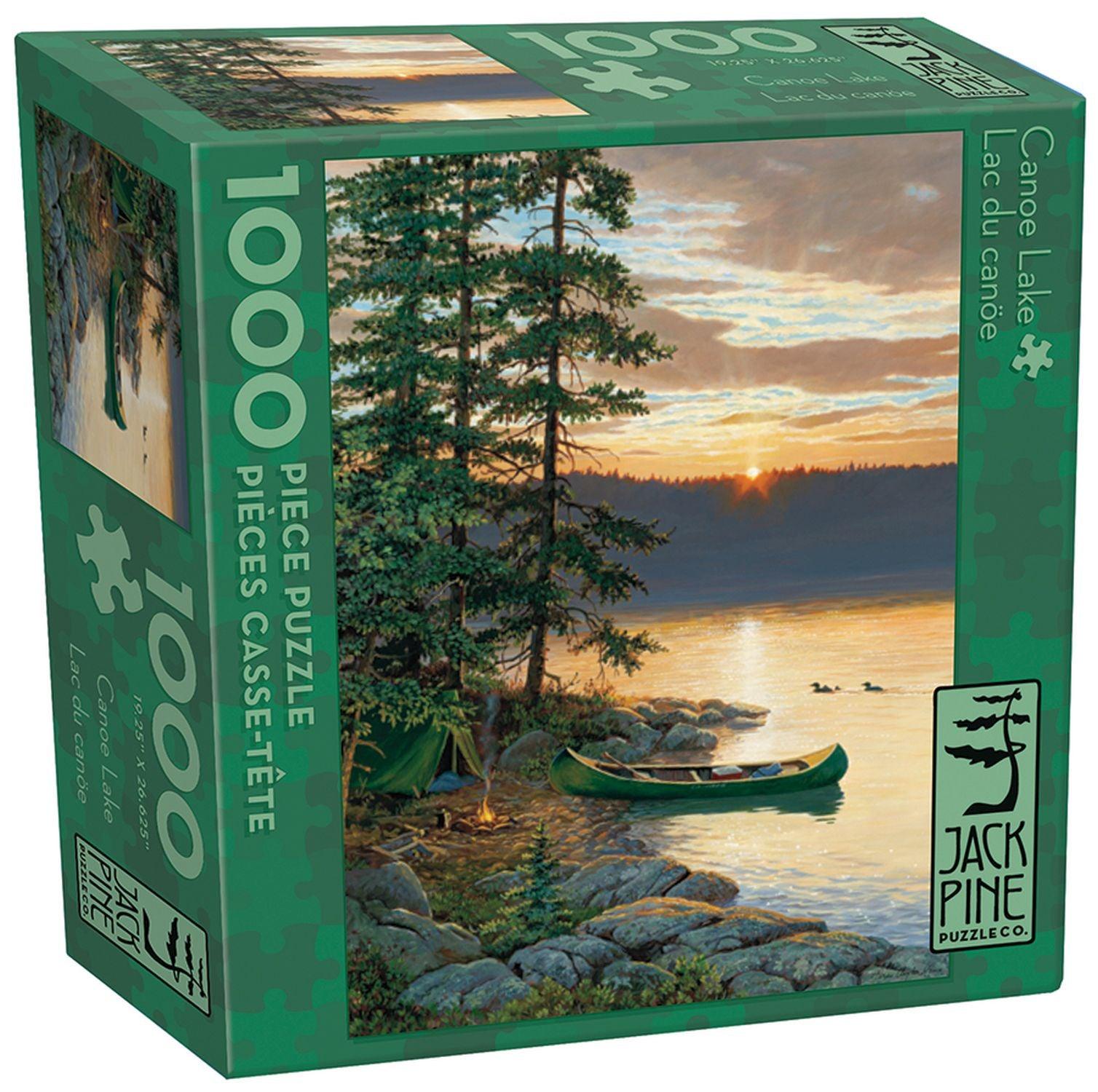 Latschenkiefer, Jack Pine - Kanusee (1000-teiliges Puzzle)