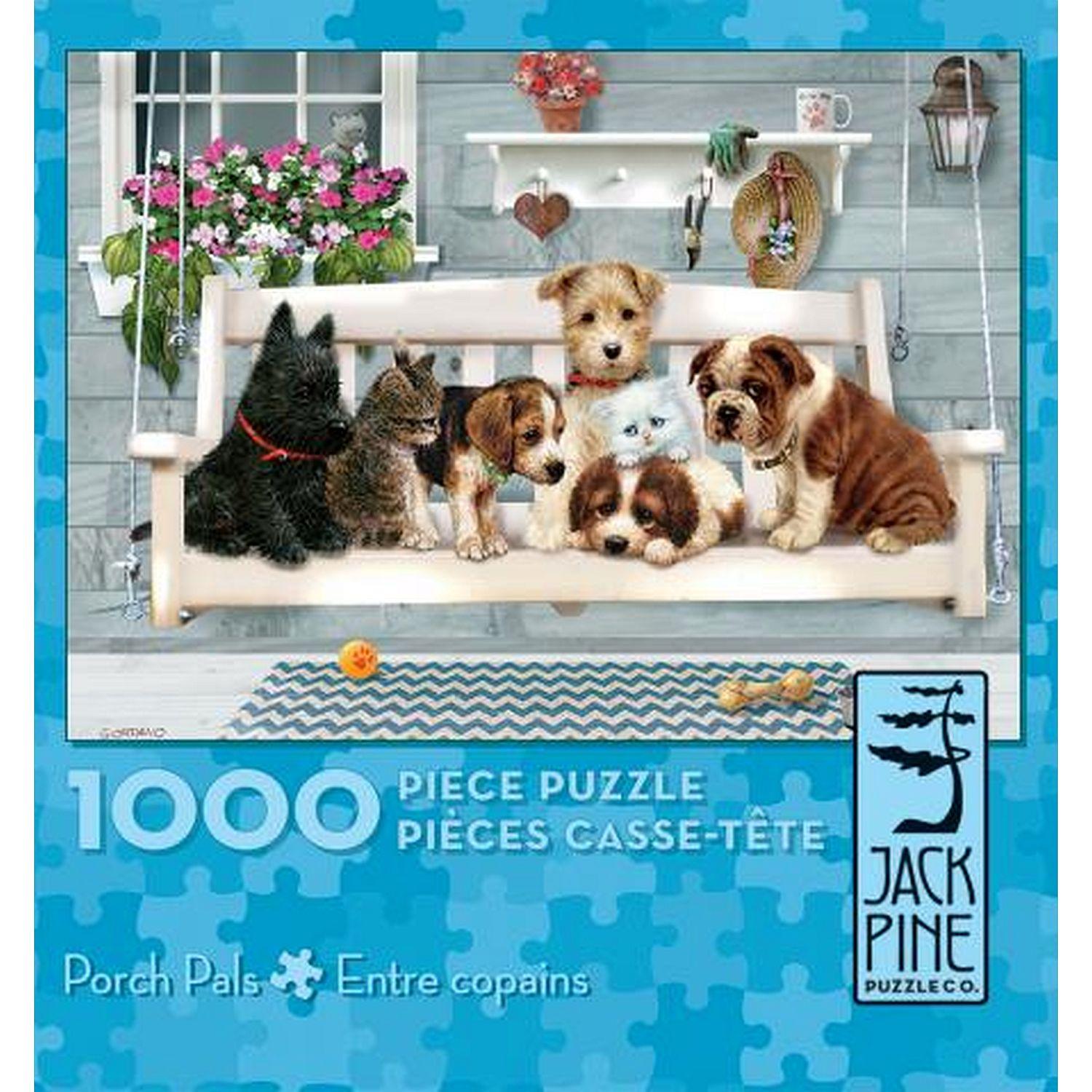 Latschenkiefer, Jack Pine - Veranda-Kumpel (1000-teiliges Puzzle)