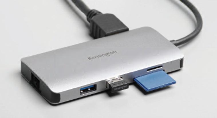 Kensington, Kensington - Dockingstation Mobile Dual Monitor UH1440P USB-C 85w Power Delivery 10-in-1 4K - 2 USB-A 1 USB-C - Space Grau (K33853WW)