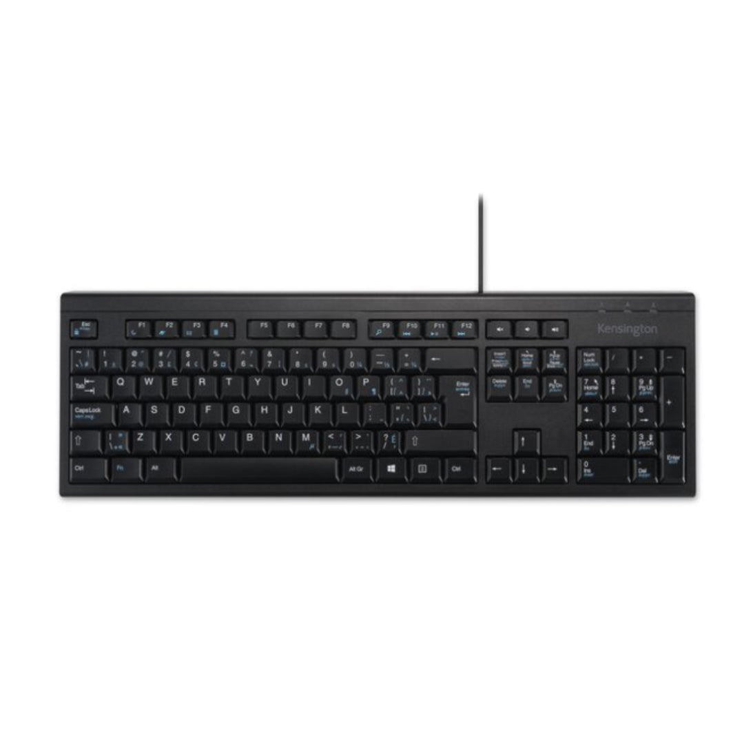 Kensington, Kensington - Kensington Keyboard USB Wiredingual Schwarz PC/Mac