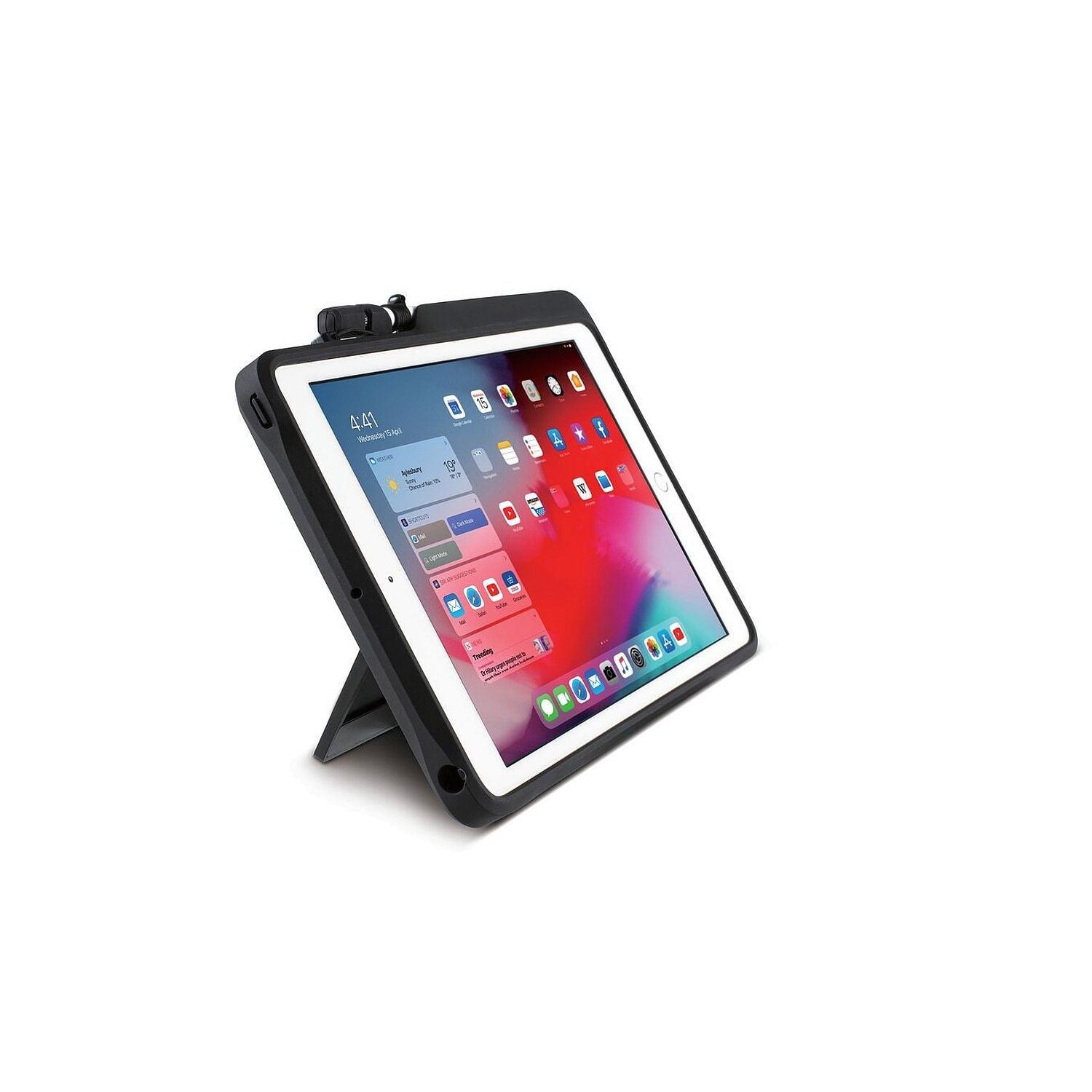 Kensington, Kensington - iPad 10.2 2021/2020/2019 BlackBelt 2nd Degree Rugged Case mit Bildschirmschutz - Kickstand & Handschlaufe Bleistifthalter MIL 810G