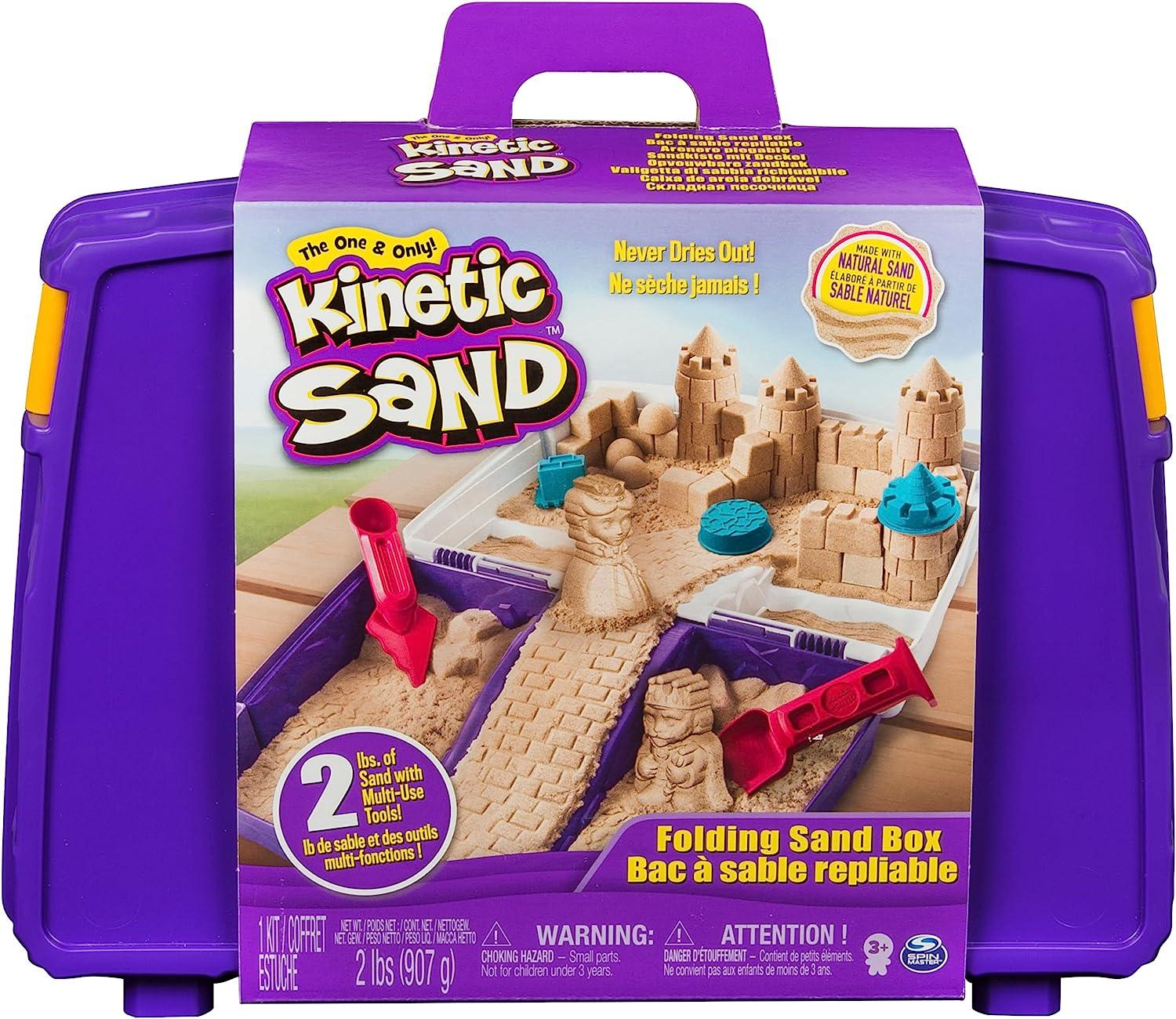 Kinetischer Sand, Kinetic Sand - Faltbarer Sandkasten