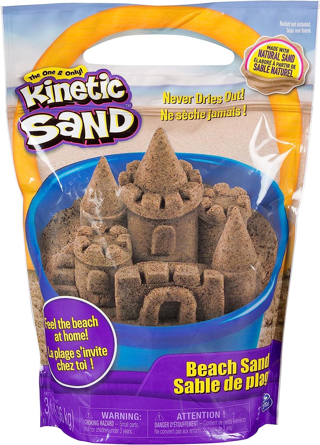 Kinetischer Sand, Kinetic Sand - Sand 3lb Strand Natürlich Braun