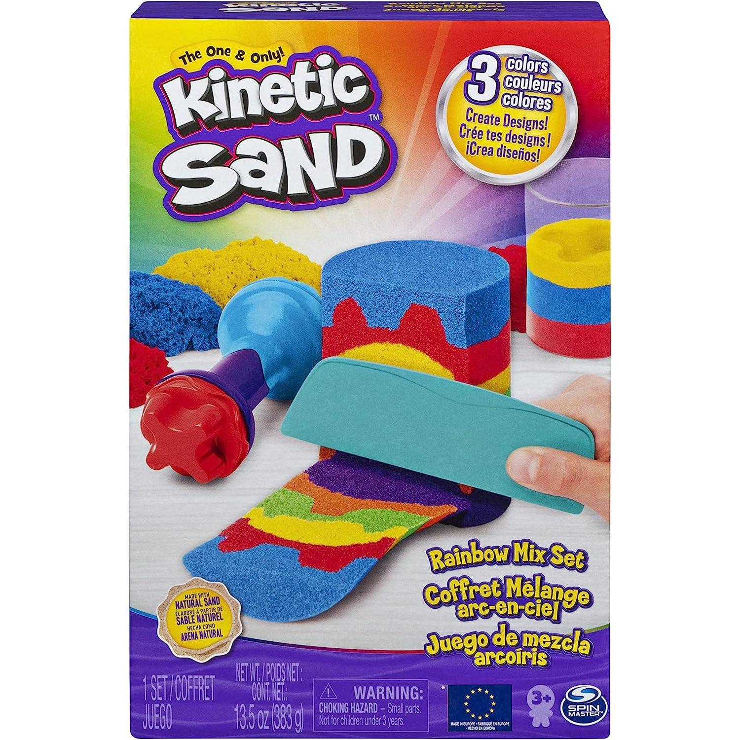 Kinetischer Sand, Kinetischer Sand - Regenbogen-Mix-Set