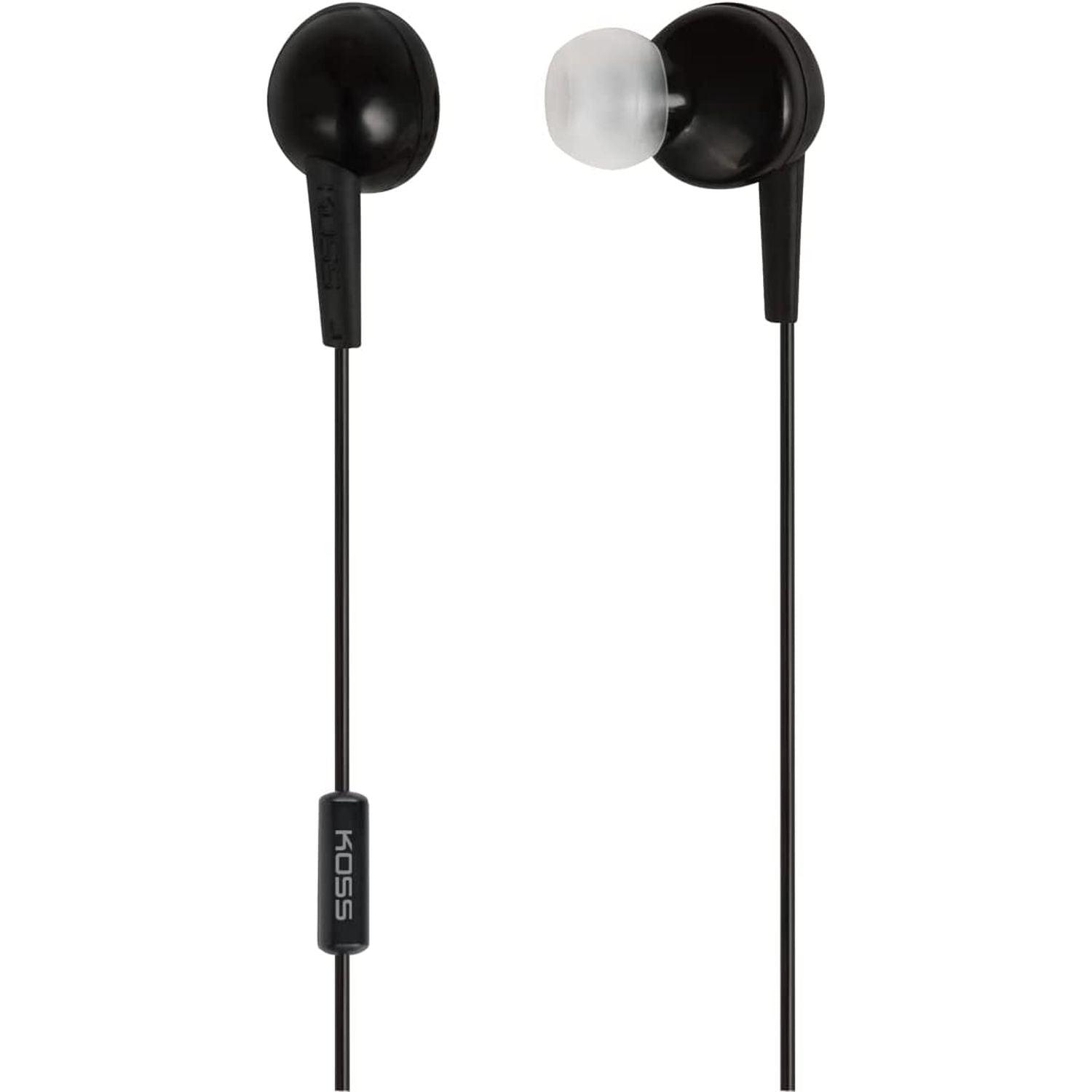 Koss, Koss - Earbud KEB6in Ear mit verstärktem Treiber & Mikrofon Schwarz 3.5mm