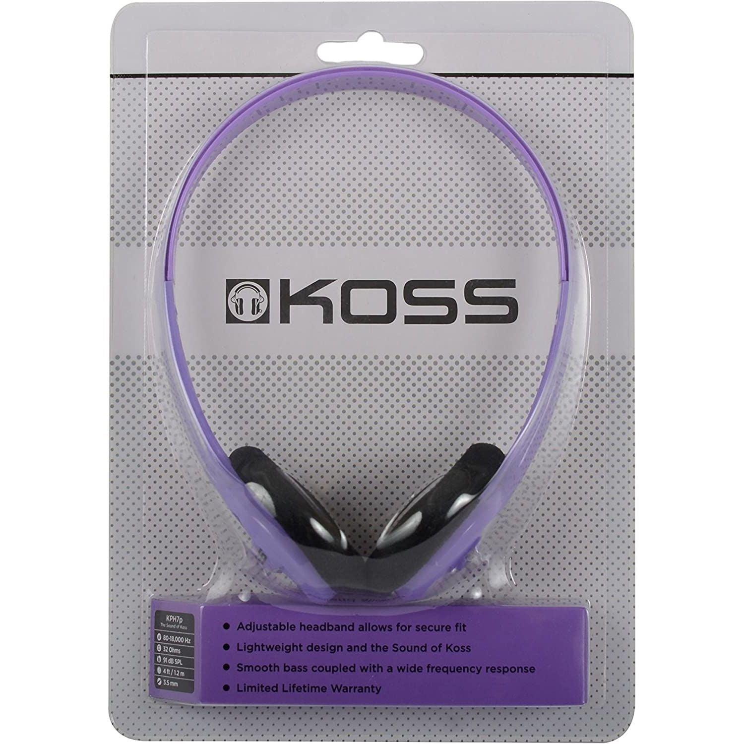 Koss, Koss - Kopfhörer KPH7 Tragbar On Ear (Violett)