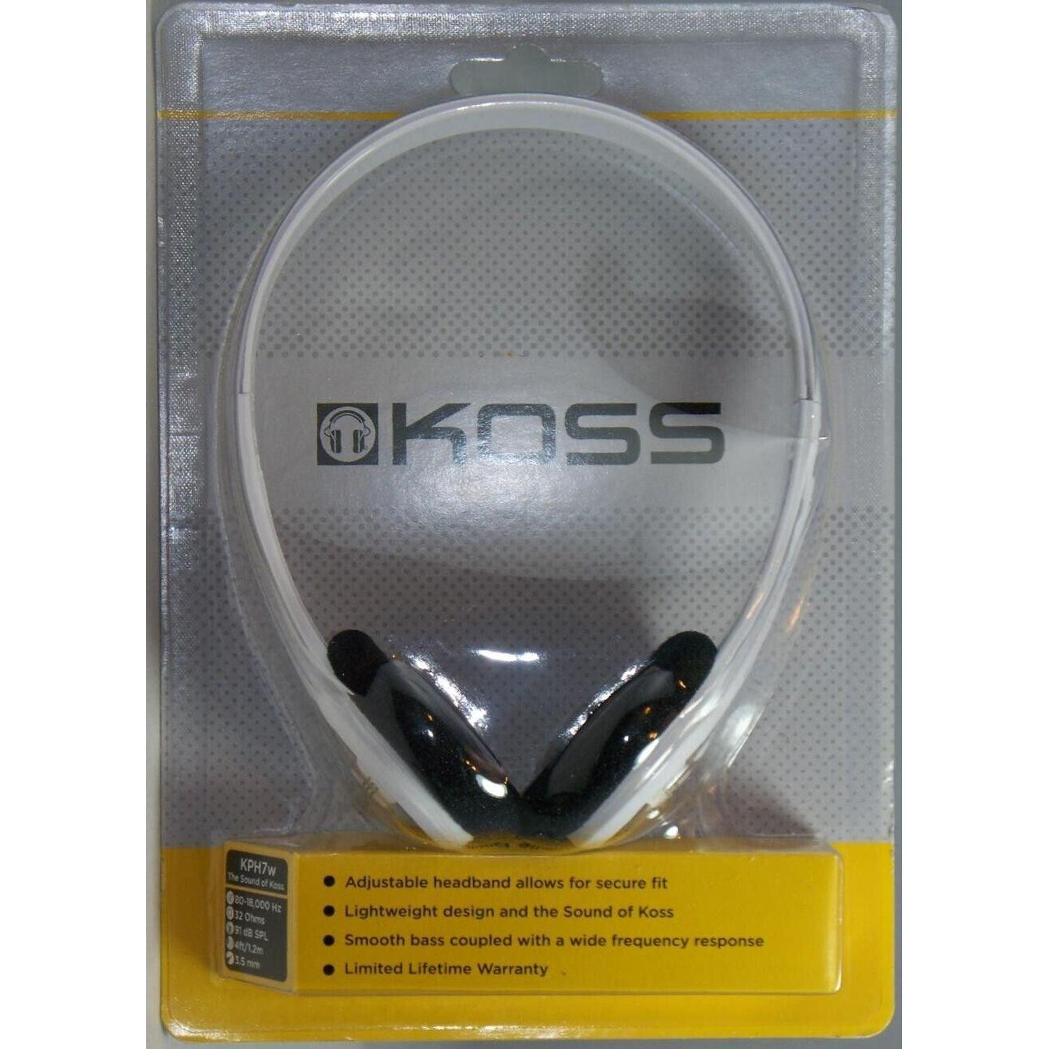 Koss, Koss - Kopfhörer KPH7 Tragbar On Ear Weiß 3.5mm