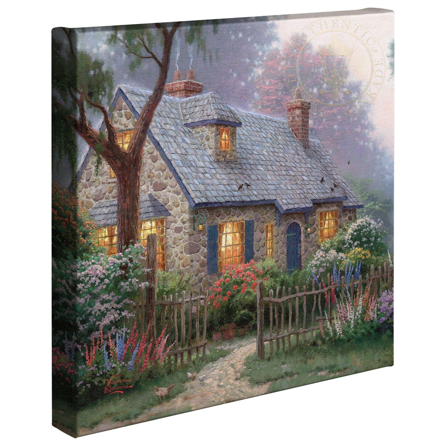 Kristall-Kunst, Kristallkunst - CA PBN (Medium) - Fingerhut Cottage (Kinkade)