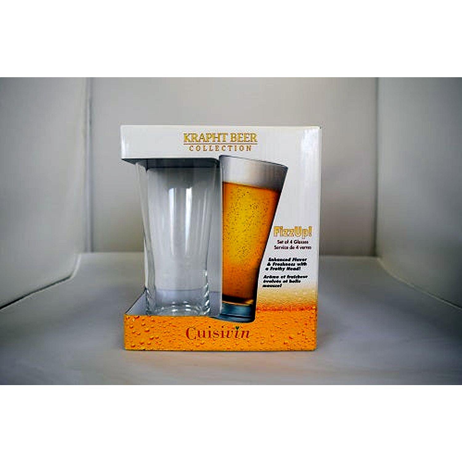 Meisterbräu, Masterbrew - Fizzup Bierglas 14Oz (Satz von 4)