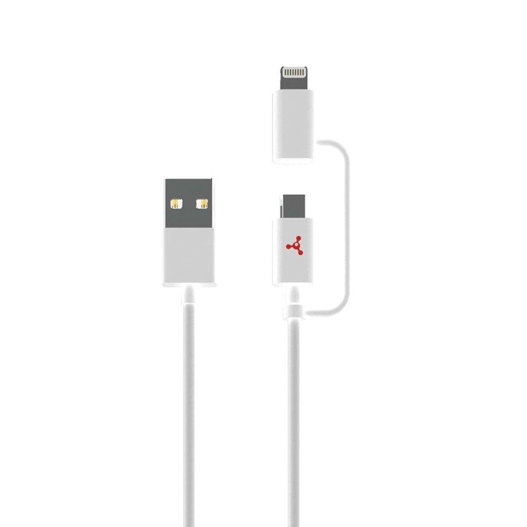 Sicherung, Sicherung - Laden & Synchronisieren 2in 1 Blitz/Micro USB zu USB-A 3ft MFI