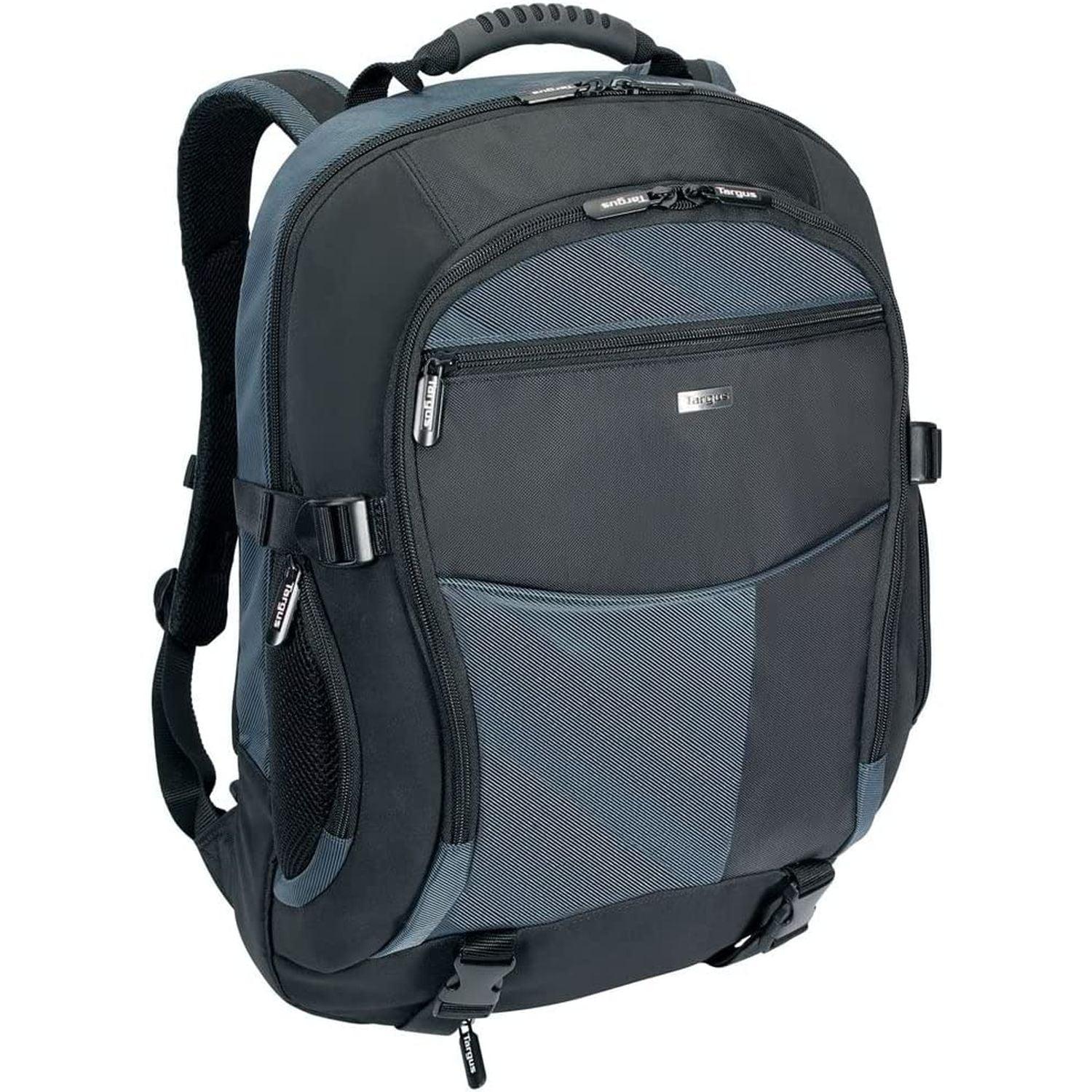 Hyper, TARGUS - RUCKSACK 17-18IN XL ATMOSPHÄRE WASSERABWEISENDER REGENMANTEL MIT HÜFTGURT & HANDYTASCHE � BLAU & SCHWARZ