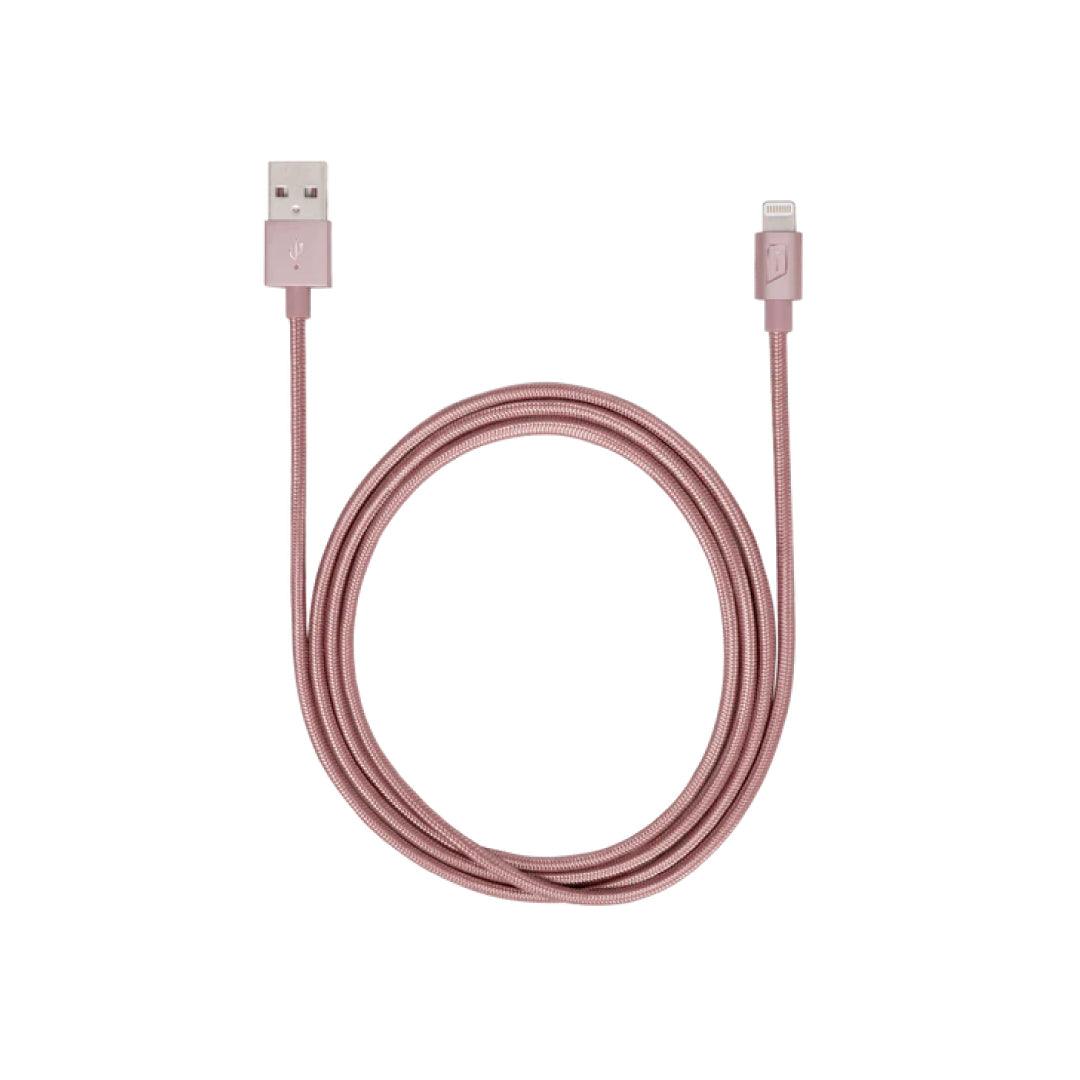 iStore, iStore - Laden & Synchronisieren Lightning auf USB-A 4ft MFI geflochtenes Kabel - Rose Gold (ACC99404CAI)