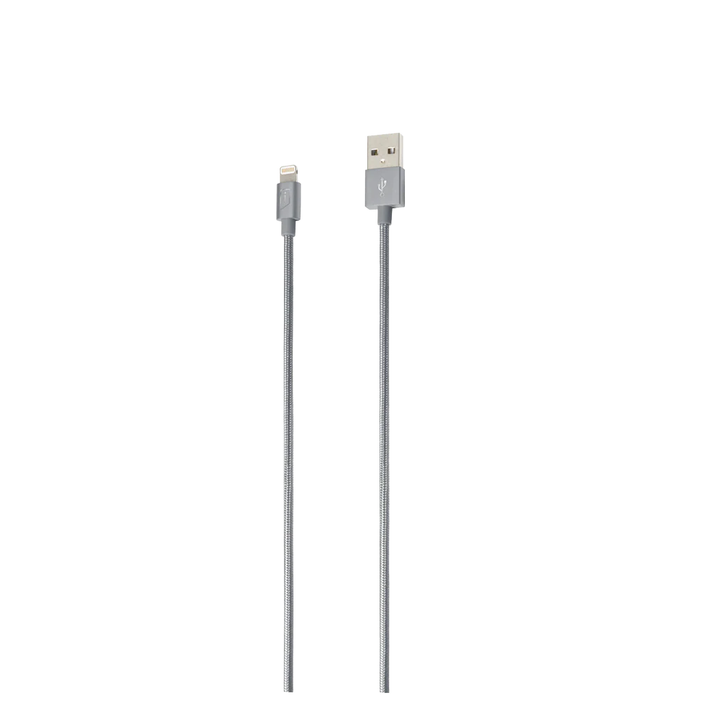 iStore, iStore - Laden & Synchronisieren Lightning zu USB-A 4ft MFI geflochtenes Kabel - Space Grau (ACC994CAI)