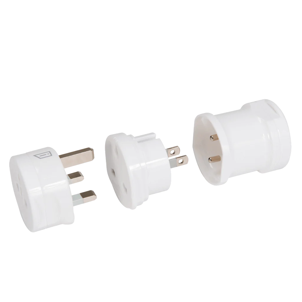 iStore, iStore - Weltreiseadapter 100 - 250VAC Mehrere internationale Adapter im Lieferumfang enthalten - Weiß (APK0102CAI)