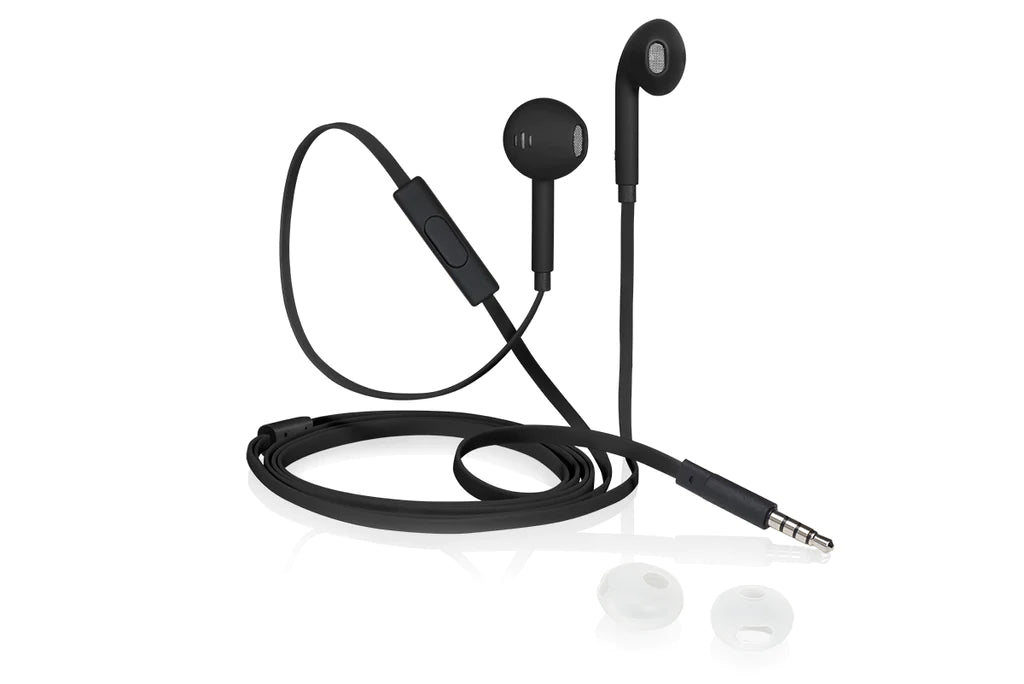 iStore, iStore - iStore Ohrhörer Classic Luxeinline Mic mit Musiksteuerung 3,5 mm - mattes Off-Weiß