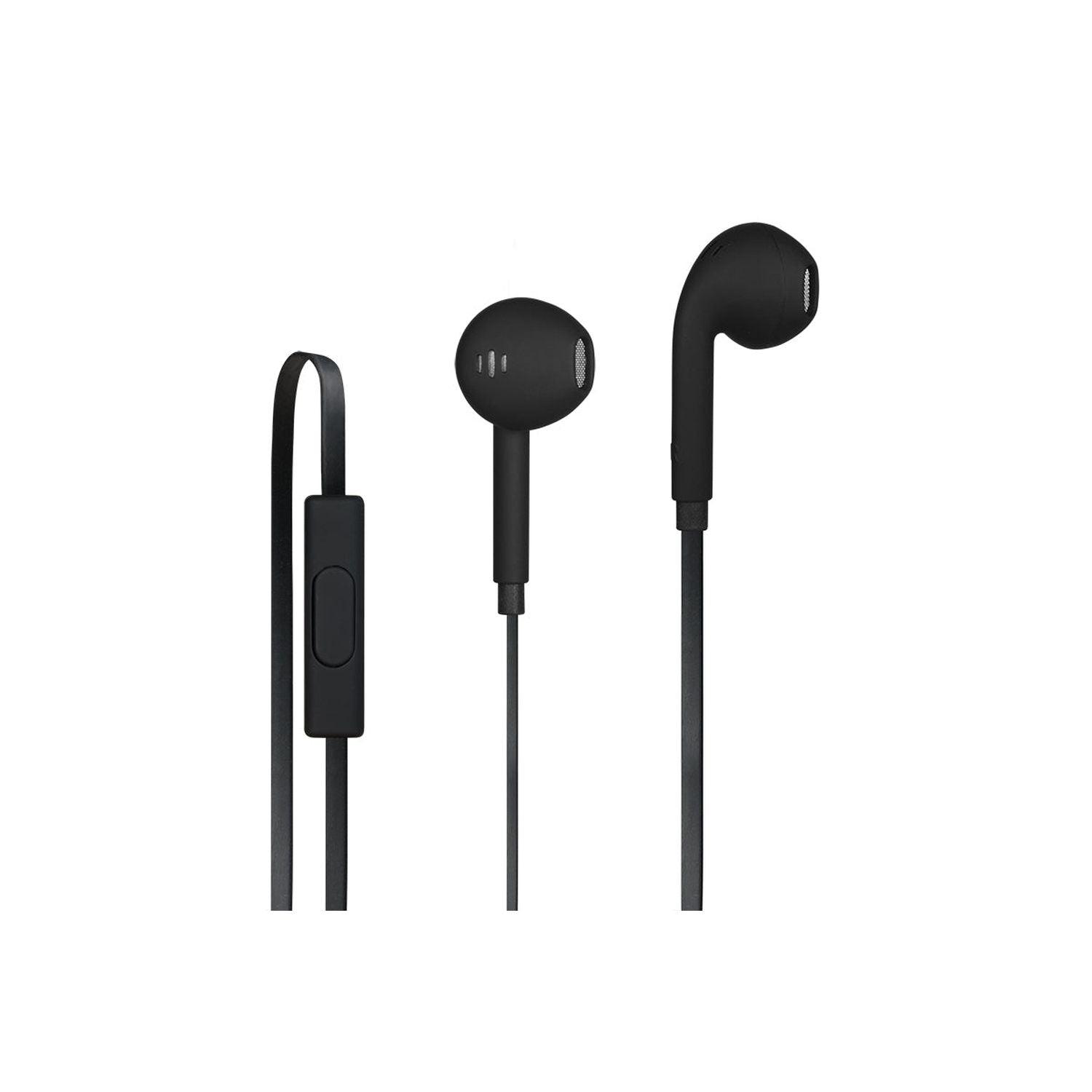 iStore, iStore - iStore Ohrhörer Classic Luxeinline Mic mit Musiksteuerung 3,5 mm - mattes Off-Weiß